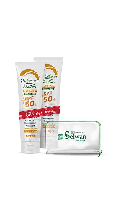 Dr Selwan Sunscreen Gel 50GM 1+1