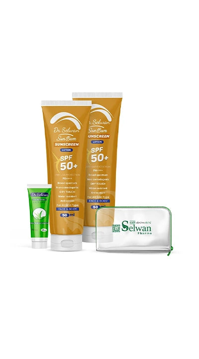 Dr Selwan Sunscreen Lotion 50GM 1+1+(Aloe Vera Gel)