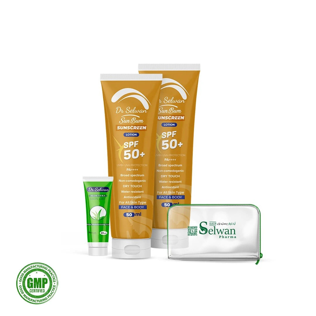 Dr Selwan Sunscreen Lotion 50GM 1+1+(Aloe Vera Gel)