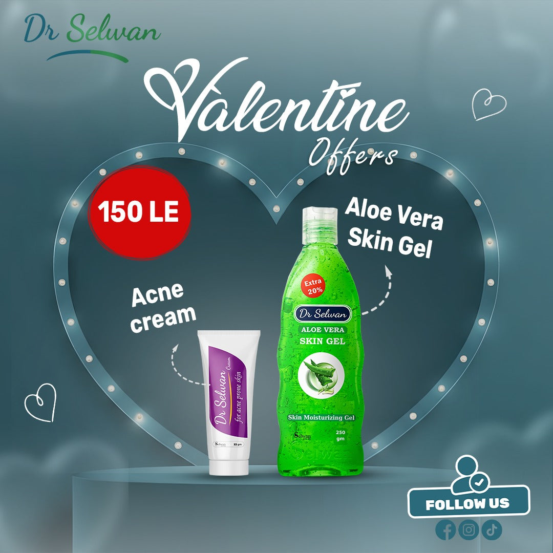 ALOE VERA SKIN GEL250gm + Acne Control Cream15 gm free