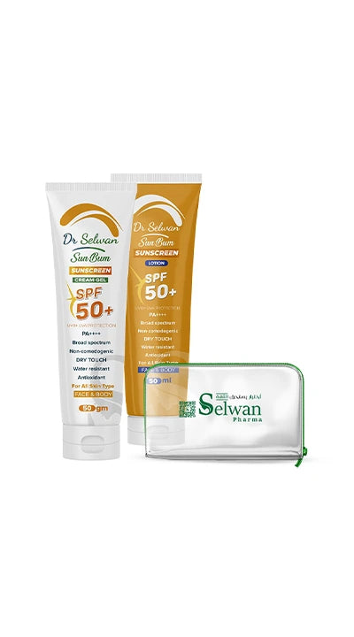 Dr Selwan SunScreen Lotion 50GM + SunScreen Gel 50GM