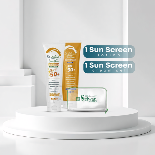Dr Selwan SunScreen Lotion 50GM + SunScreen Gel 50GM