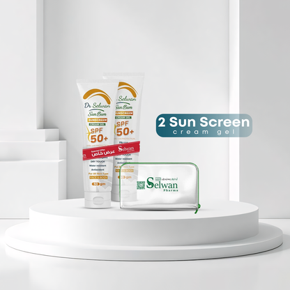 Dr Selwan Sunscreen Gel 50GM 1+1