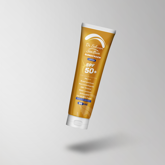 "Sun Screen Lotion SPF50 – لوشن واقٍ من الشمس
"