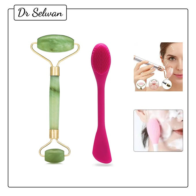 Silicone Face Mask Brush + roller massage