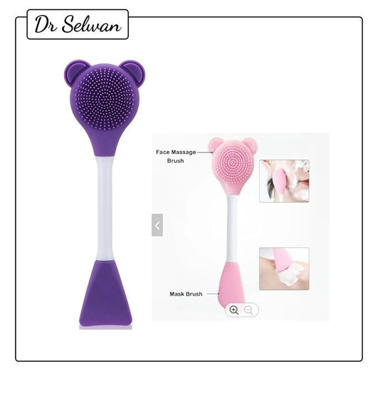 Sweet Beauty Silicone mask stick, Facial cleansing brush For Women-Purple