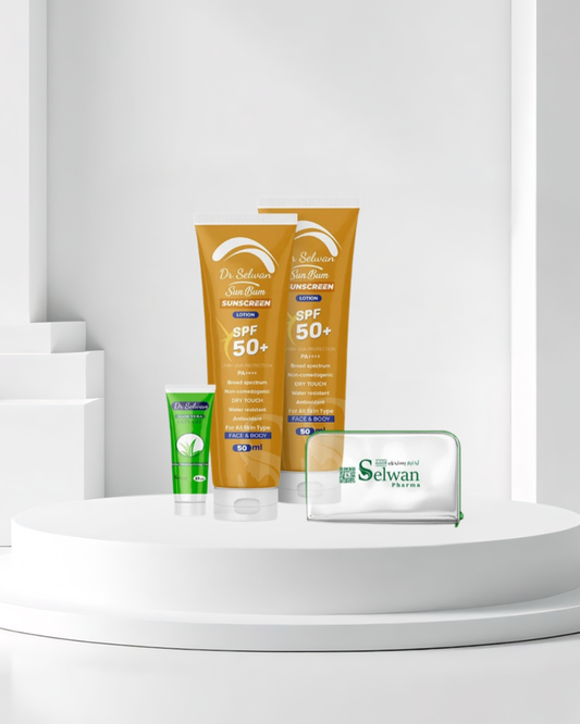 Dr Selwan Sunscreen Lotion 50GM 1+1+(Aloe Vera Gel)
