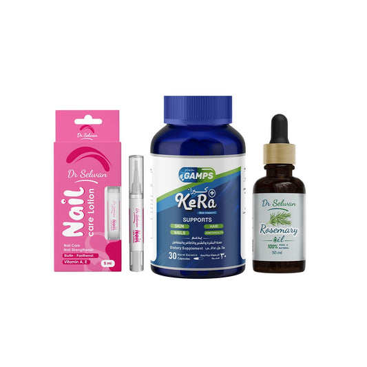 روتين علاج ( تقصف وتساقط الشعر وتكسر الاظافر)