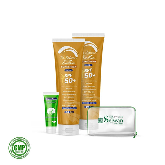 Dr Selwan Sunscreen Lotion 50GM 1+1+(Aloe Vera Gel)
