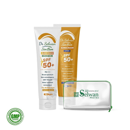 Dr Selwan SunScreen Lotion 50GM + SunScreen Gel 50GM