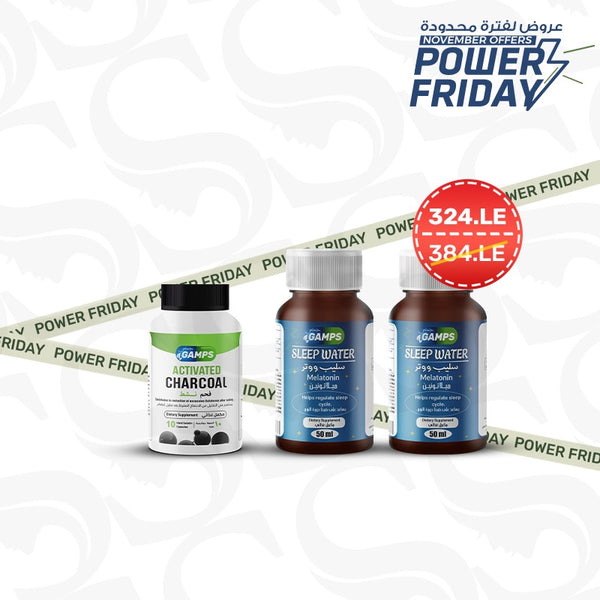 Buy 2 pieces of Gamps Sleep Water and Get free Charcoal 10 Cap.