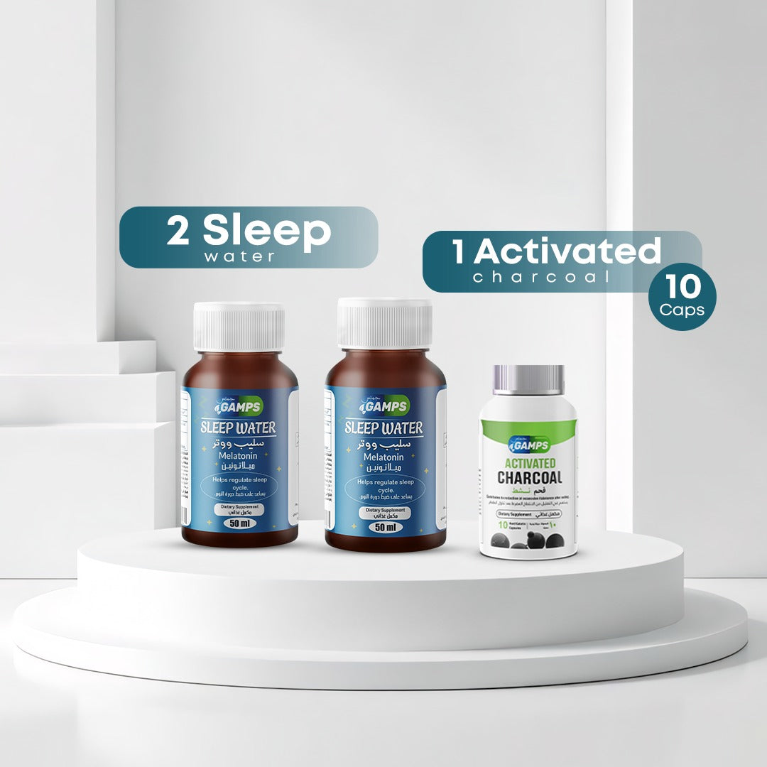 اشتري قطعتين من مياه النوم من جامبس واحصل على 10 كبسولات فحم مجانية.