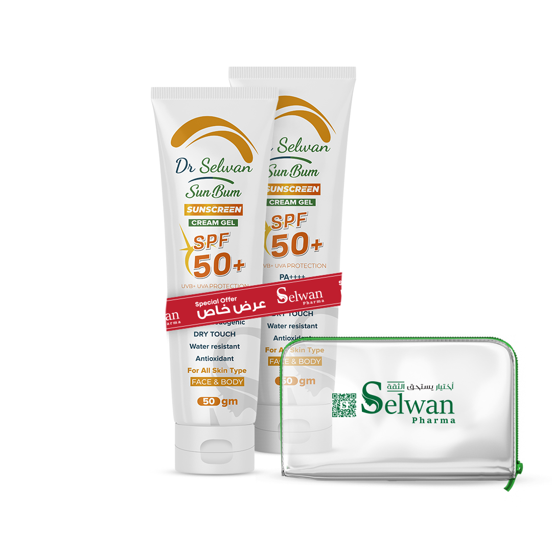 Dr Selwan Sunscreen Gel 50GM 1+1