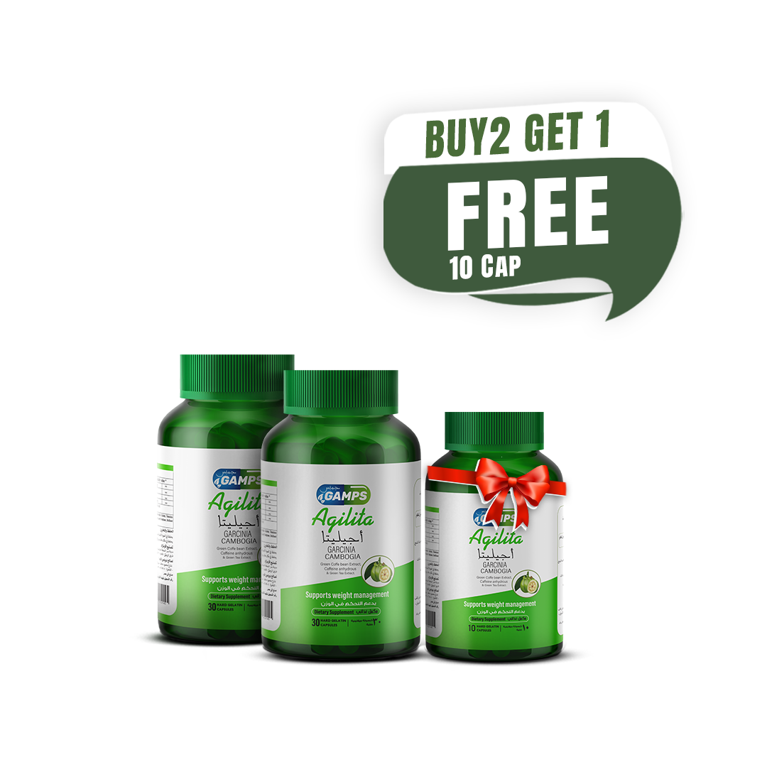 Buy 2 pieces of Gamps Agilita 30 Cap. and Get free 10 Cap.